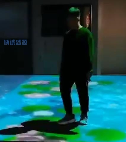 步步生蓮地面互動